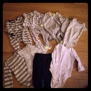 NB onesies and sleepers